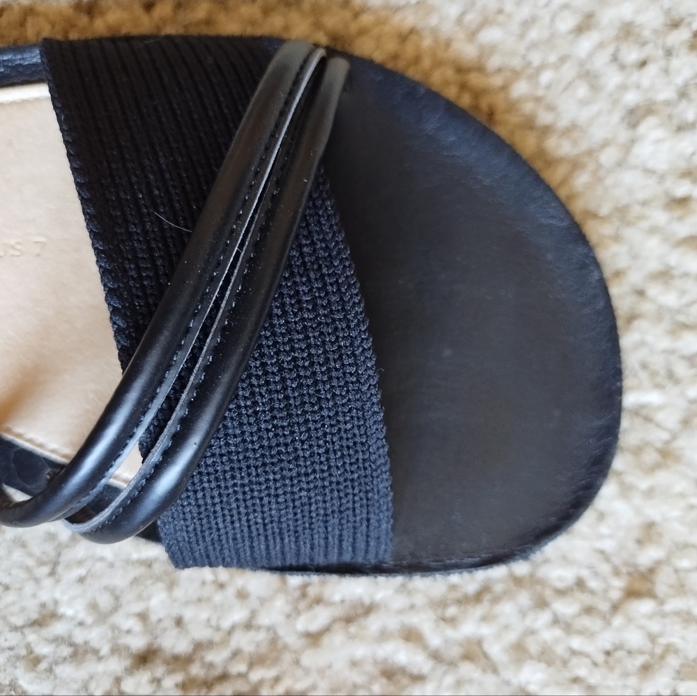 GROUNDIES Corfu Black Sandals - Picture 3 of 12